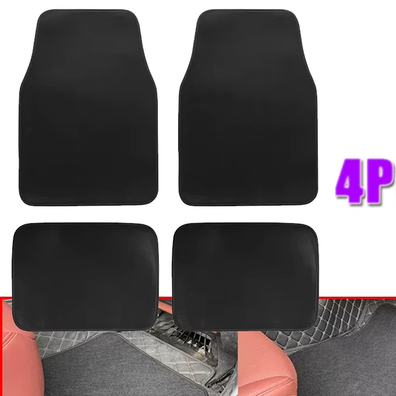 4Pcs/Set Universal Fit For Suvs Sedans Vans Caravan Mat Car Floor Mat Front & Rear Automotive Carpet Floor Mats
