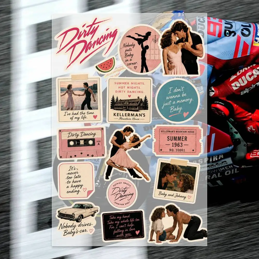 Pegatinas D-irty D-ancing para Moto, Adhesivos de Vinilo para Carrocería, Parachoques, Ventanas, Motocicletas, Laptops, Paredes, Accesorios de Tuning para Autos