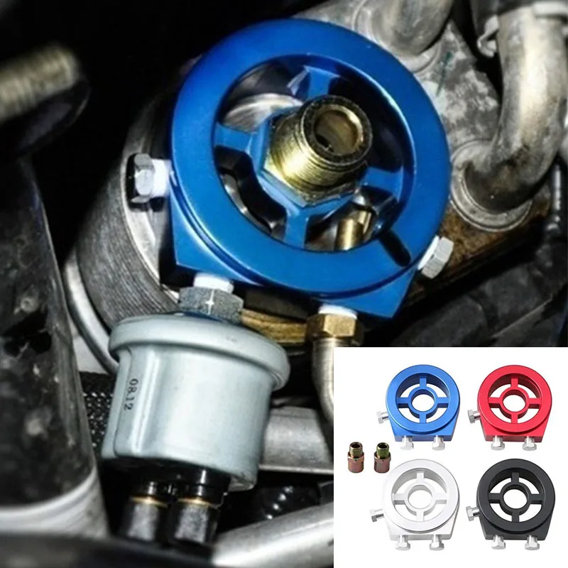 Car modified instrument oil cake pressure gauge universal oil pressure gauge oil temperature gauge machine filter base