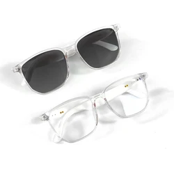 GS03 Smart Glasses for Men BT Sunglasses Earphone Outdoor Sports UV400 Polarized Anti Blue Light Lens IPX5 Intelligent Glass