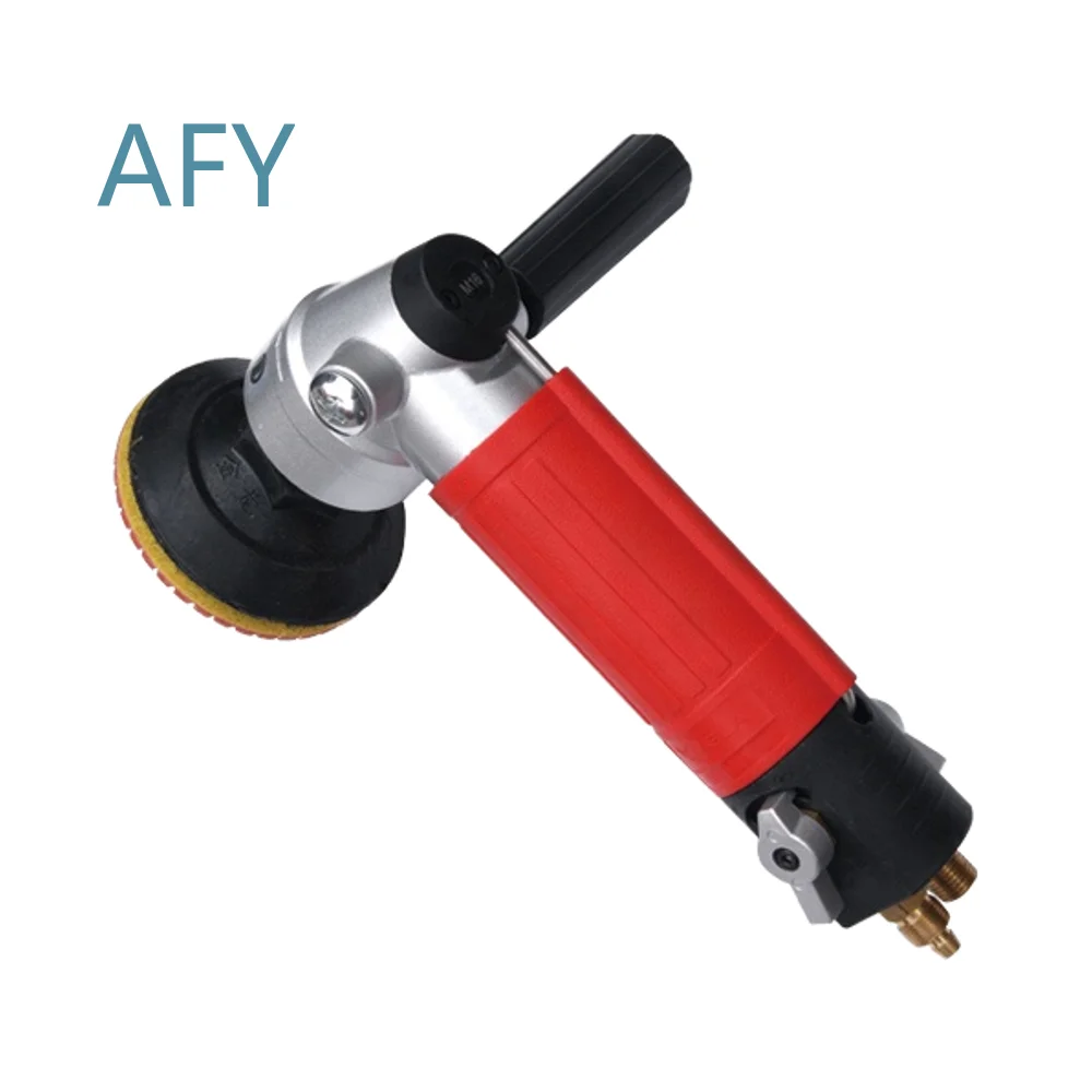 Top M14 and 5/8-11 Pneumatic Tools Hand Held Air Wet Polisher for Stone Polishing for Marble Granite Concrete Countertops