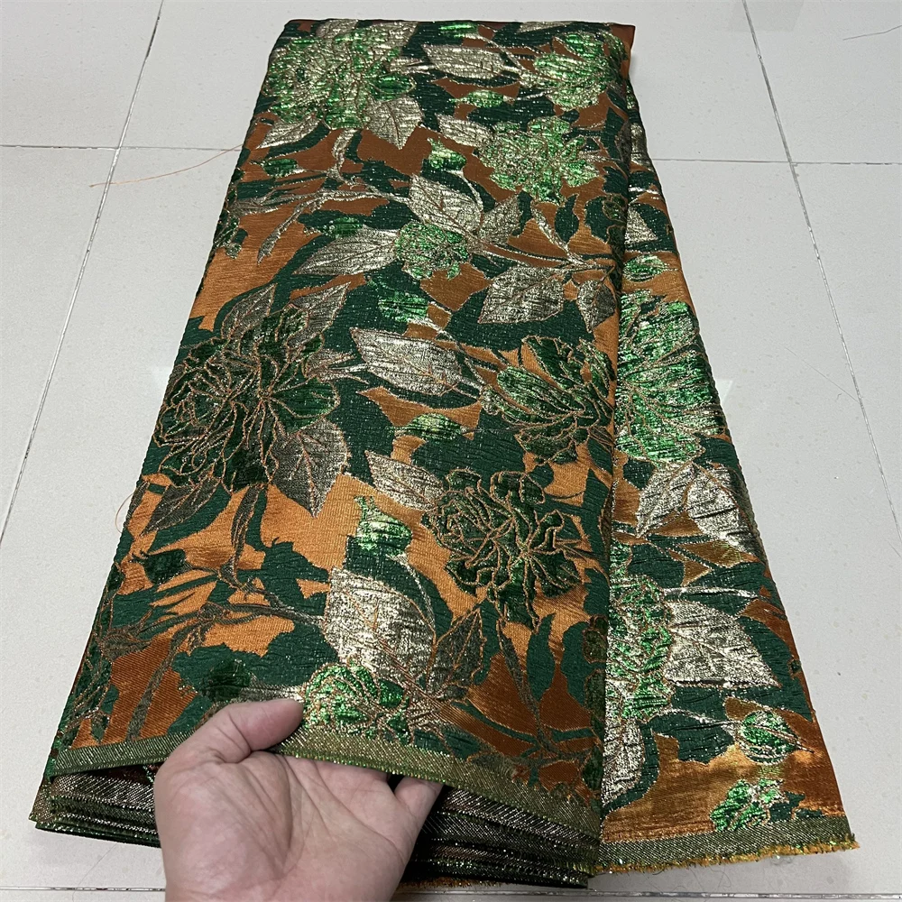 

Высококачественная африканская нигерийская тюлевая кружевная ткань с вышивкой, шелковая ткань для французских платьев, вечерних и выпускных нарядов, для шитья, 5 ярдов, YXZ191