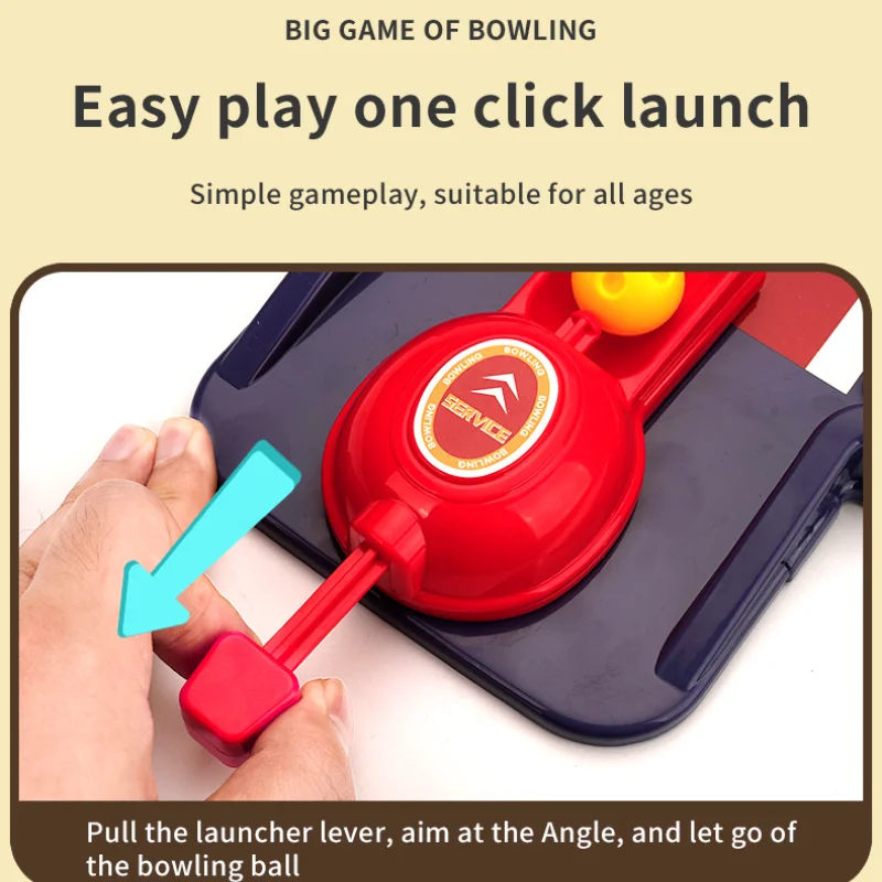 โบว์ลิ่งในร่ม Ball ของเล่นกีฬาผู้เล่นสองคน Battle Ejection ของเล่นเพื่อการศึกษาเด็กผู้ปกครอง-เด็ก Interactive เกมเครื่อง