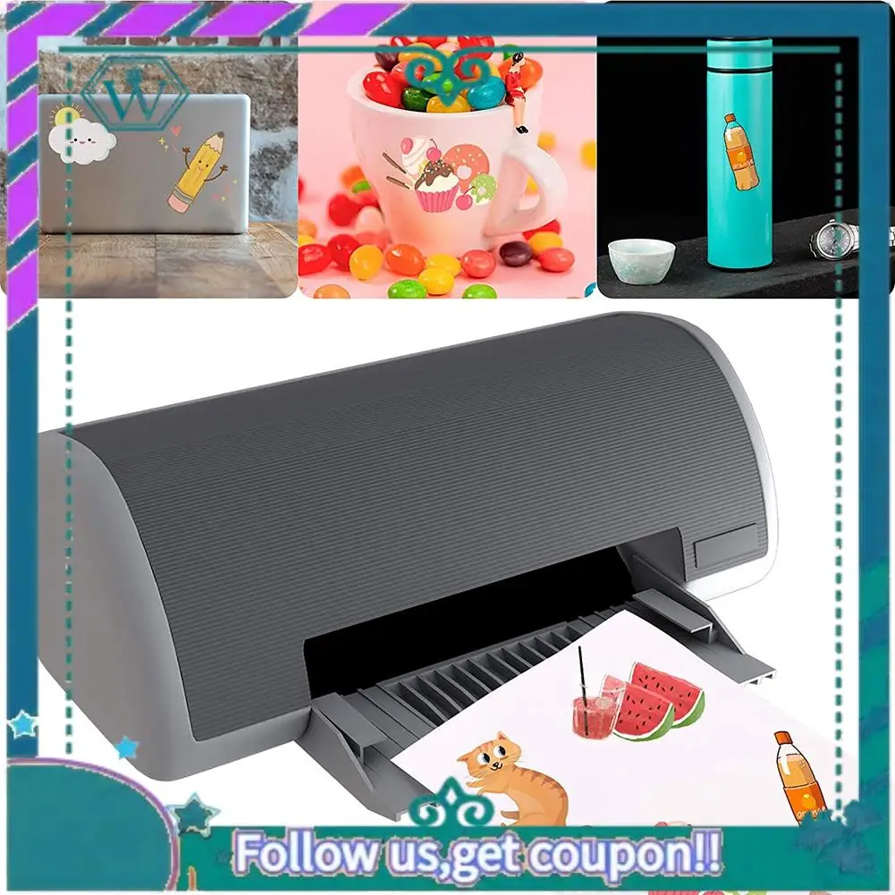 A75Q-25 Sheets 8.3X11.6 Inch Inkjet Sticker Paper, Printable Transparency Film Quick Dry Paper Label For Inkjet Printers