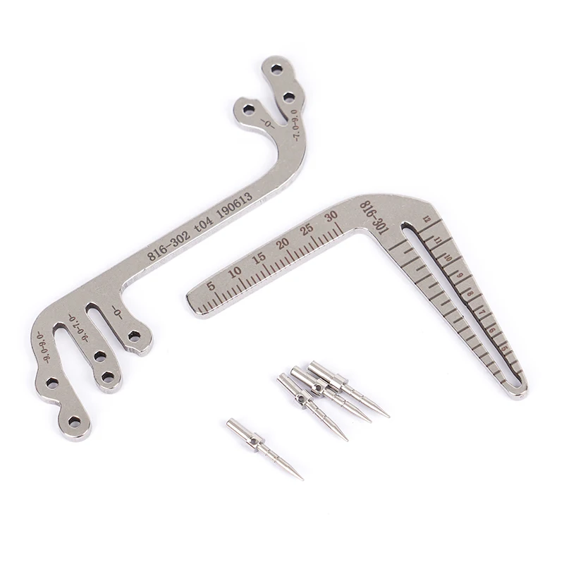 Dental Implant Guide Set Oral Planting Locator Positioning Guide Drilling Positioning Ruler Angle Ruler Implant Tools Dentist - view 3