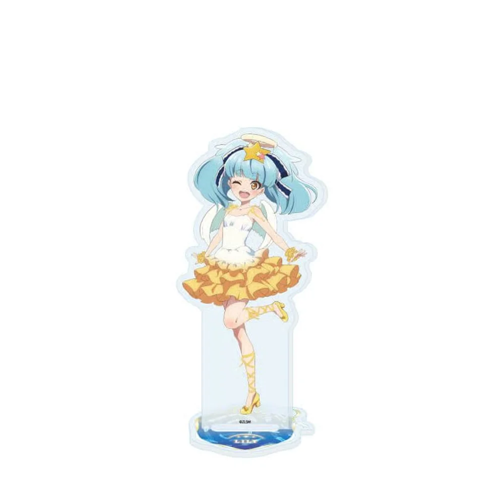 Zombie Land Saga Lily Hoshikawa Junko Konno 15CM Cute Anime Acrylic Stand Keychain Cosplay Character Model Desk Decor Gifts