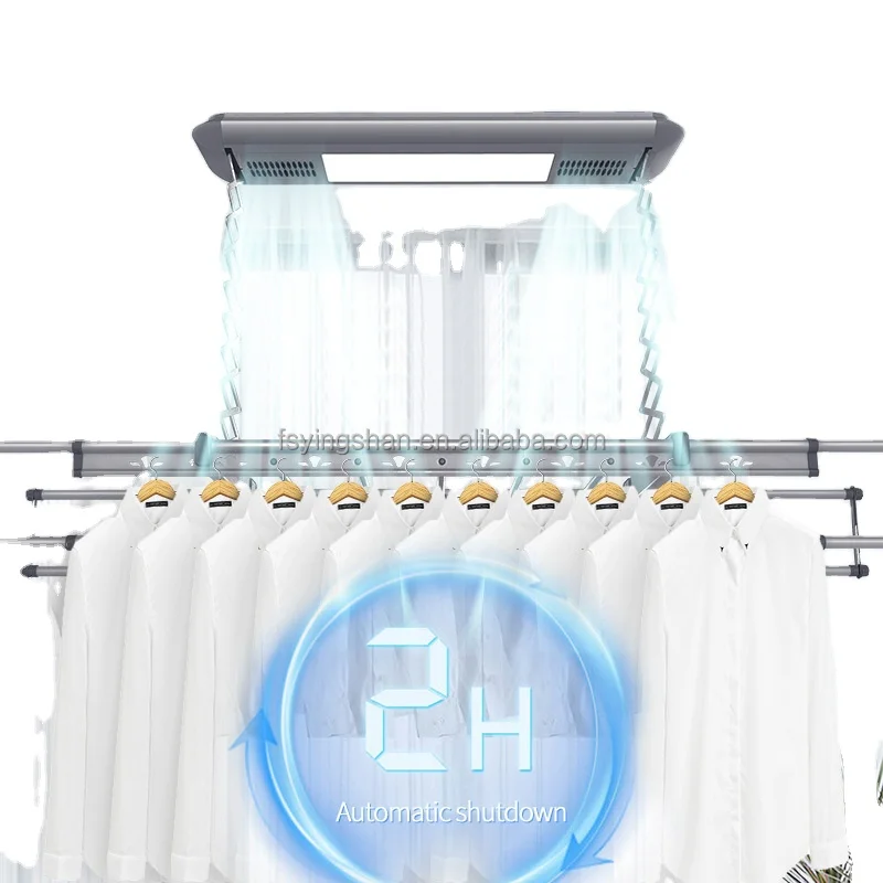 

Newly Designed Electric Clothing Lifting Hanging Hole Multi-functional Remote Control for Smart Home Use