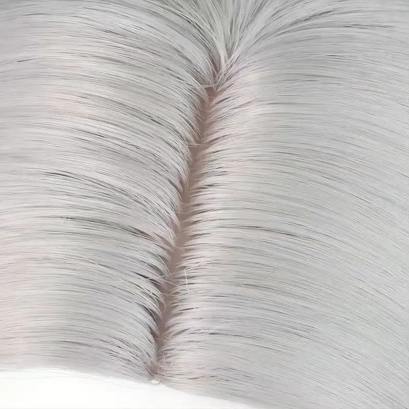 애니메이션 고쿠데라 하야토 코스프레 가발 고품질 합성 짧은 33cm 회색 내열성 헤어 파티 가발 로즈 네트 라이너 포함