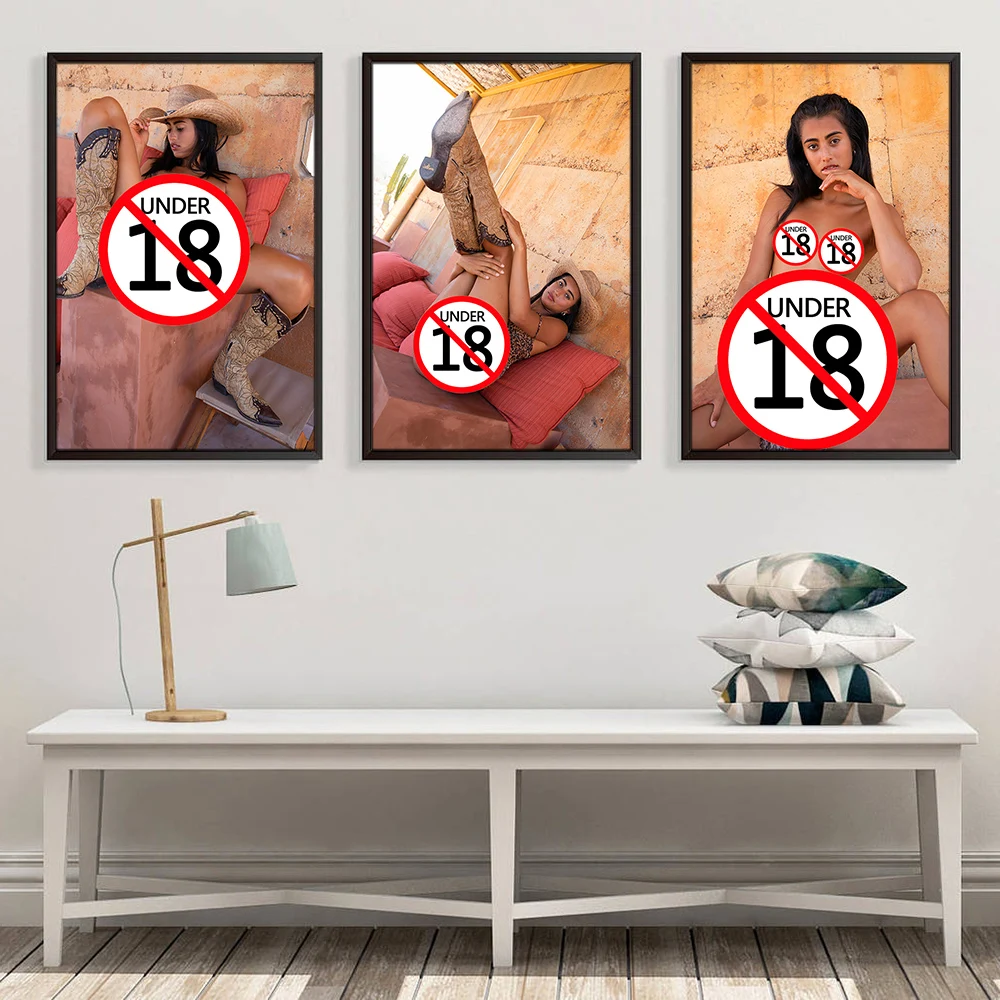 Desert Sexy Beauty Uncensored Ass Pussy Wall Art Posters Home Decor Canvas Painting Mural Collection Pictures Print Artwork Gift