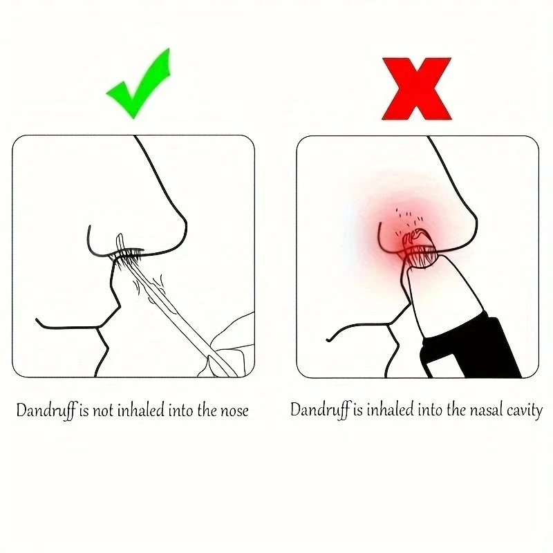 1PC Argento Specchio Luce Nera Testa rotonda Forbici per peli del naso di sicurezza Forbici neutre in acciaio inossidabile2