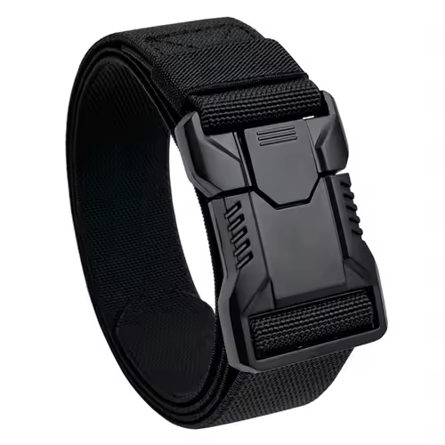 Red Ears Plastic buckle tactical belt men's multifunctional military fan canvas belt outdoor faux nylon training waist belt - Image 12