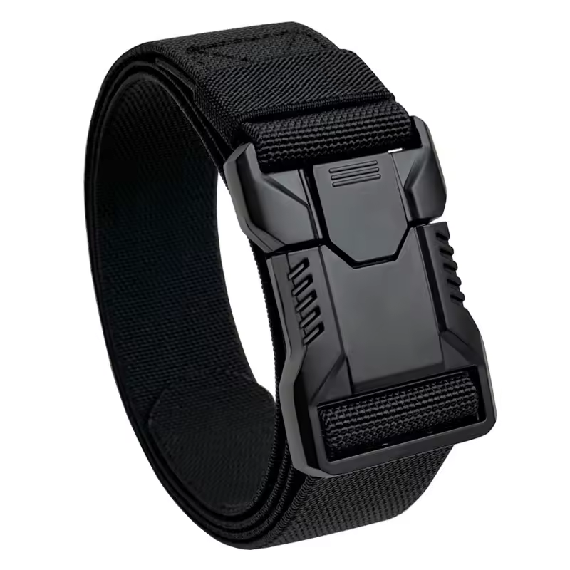 Red Ears Plastic buckle tactical belt men's multifunctional military fan canvas belt outdoor faux nylon training waist belt - Image 12