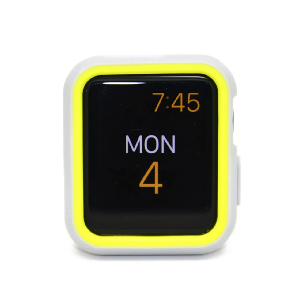 

1Pcs Mixed Color Silicone Watch Case For Apple Watch 42Mm Protective Frame For iWatch 3/2/1