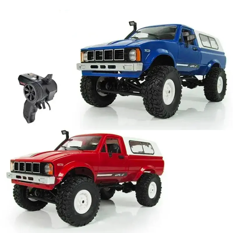 Bgtoy Full Scale Rc Car 1:16 2.4g 4wd Rock Crawler Electric Led Light 1/16 Cross-Country Climbing Car Boy Remote Control Toys