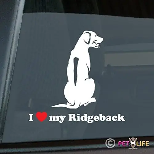 Personalized Customization Mister I Love My Rhodesian Waterproof Reflective Sunscreen Sticker Vinyl Auto Window Car Accessories