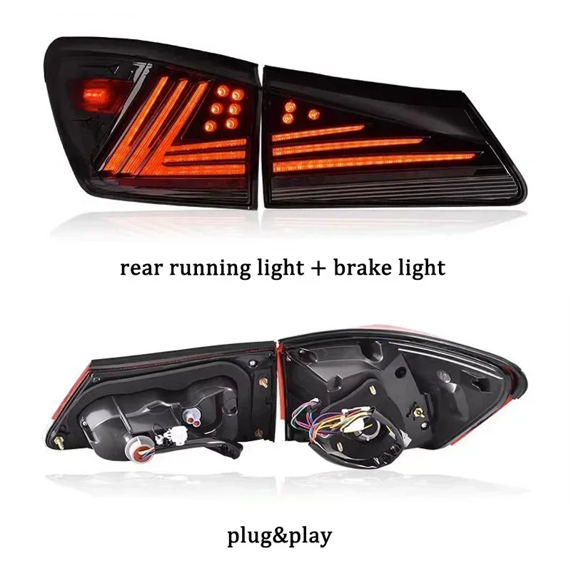 

Car LED 12V Taillight For Lexus IS 2006 - 2010 2011 2012 Rear Running Lamp Brake Reverse Turn Signal Waterproof Car Accessories
