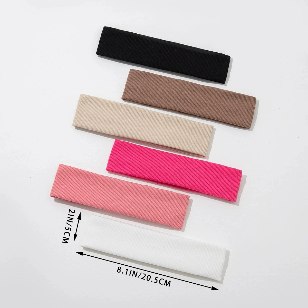 

10pcs/set Knitted Headband Women Men Simple Hairband Suitable Sports Headwraps Absorbs Sweat Headband Girls Knit Hairband Turban