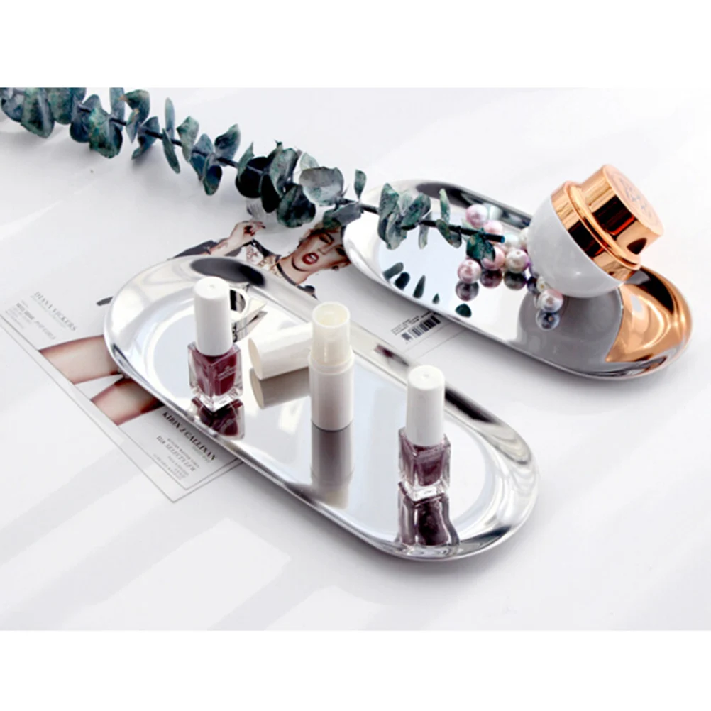 

Stainless Steel Storage Tray Polished Finish 201 Medical Dessert Vanity Drawer Reusable