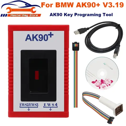 2025 Newest V3.19 AK 90 for BMW AK90+ AK90 Key Programmer Tool for All BMW EWS AK 90 Key Maker