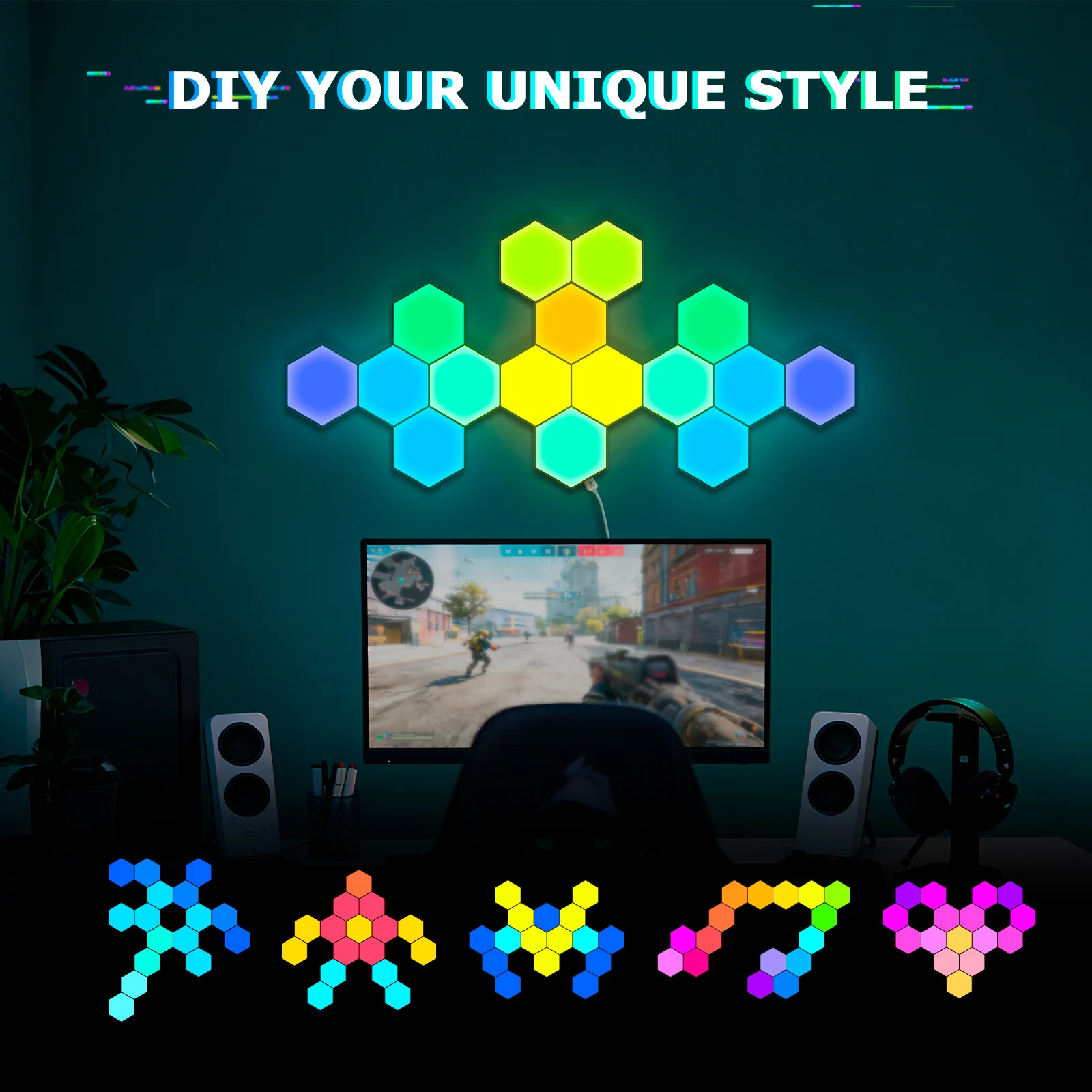 FIVEMI Smart LED Hexagon-Leuch – Smart Accessories Bewertung und Preis