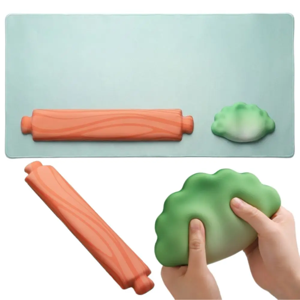 Dumpling Mouse Wrist Rest Ergonomic Comfort Keyboard Hand Rest Relieve Fatigue Memory Foam Mouse Pad Wrist Rest For Office Games