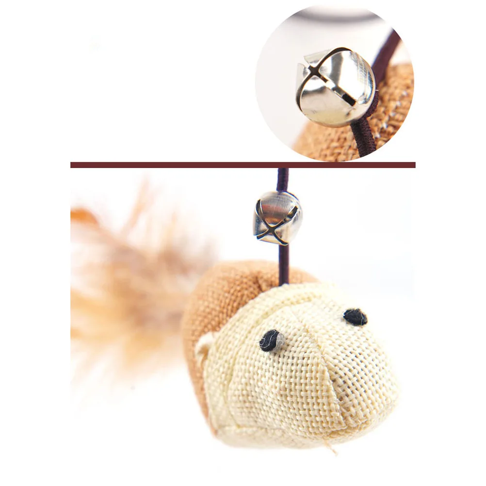 

Cat Teaser Fitness Wands Cats Gothic Portable for Wooden Interactive Linen
