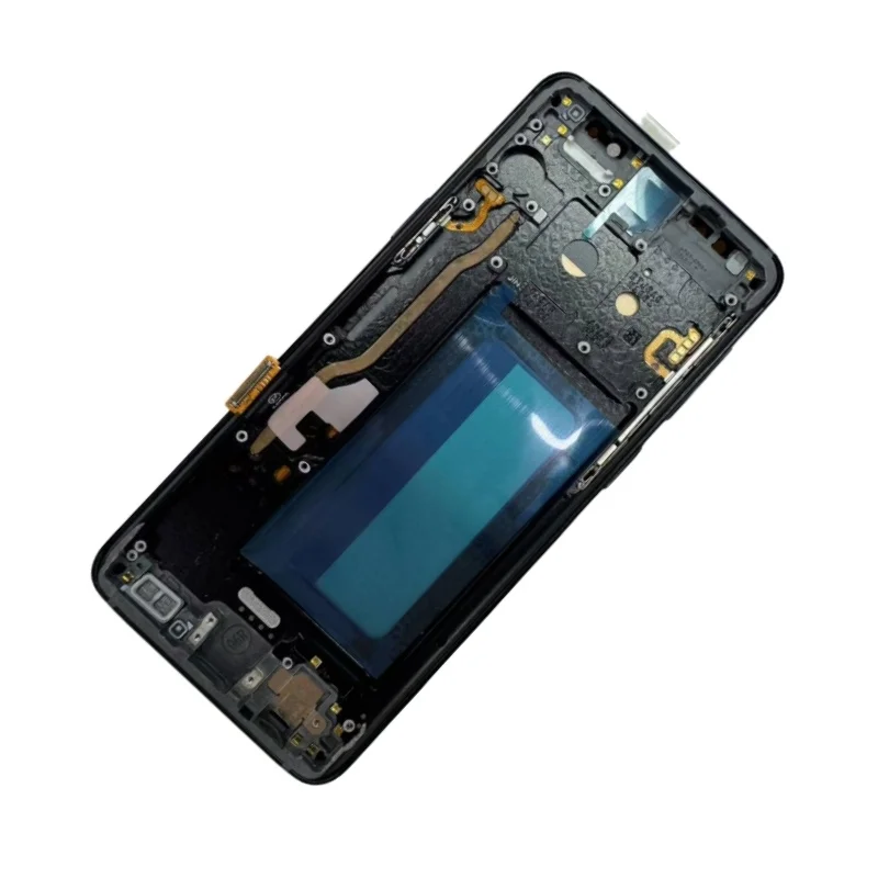 شاشة عرض جديدة تم اختبارها لهاتف سامسونج جالاكسي S9 LCD مع محول الأرقام مجموعة شاشة تعمل باللمس SM-G960FD S9 G960 بديل مع الإطار
