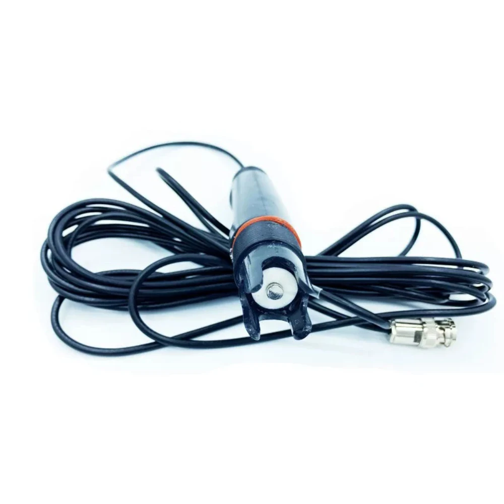 Industrial Online ORP Electrode + Sensor Module, Platinum ORP Probe with BNC Connector, 0–80℃, ±1999mV Measurement Range