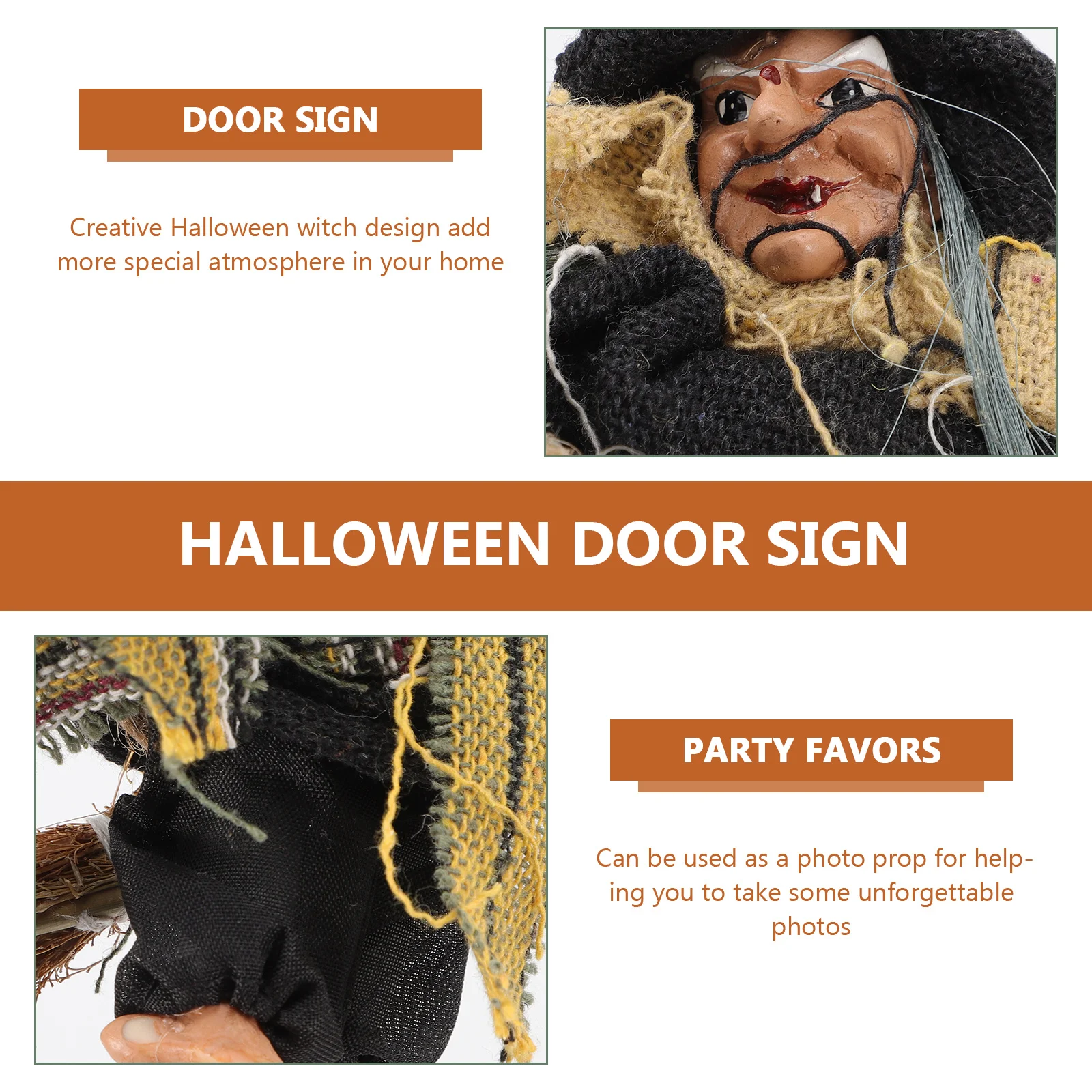 

Halloween Witch Wooden Door Sign Hanging Welcome Wall Pendant Creative Home Party Decoration Decorative Sign Home Decor