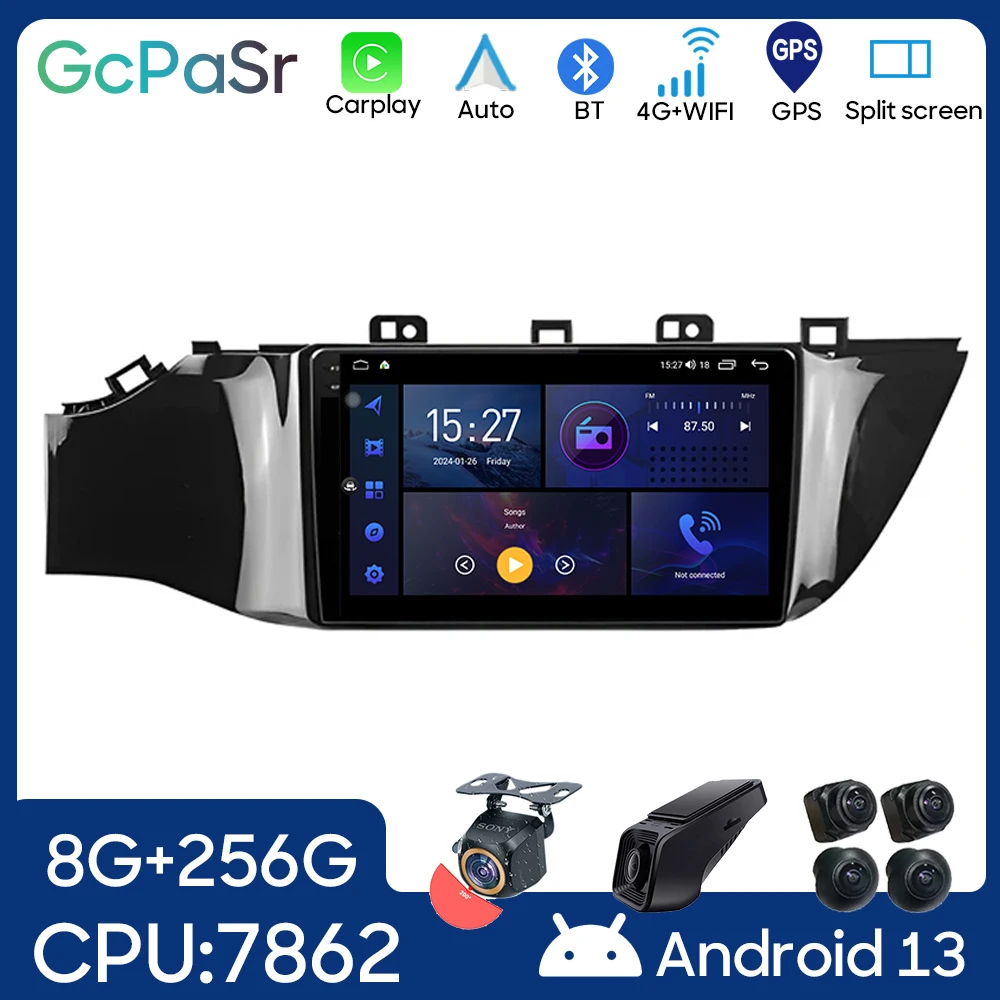 

For KIA RIO 4 Car Radio Android Auto Carplay Head Unit Multimedia Player Stereo Video Output GPS Navigation 5G WIFI No 2din DVD