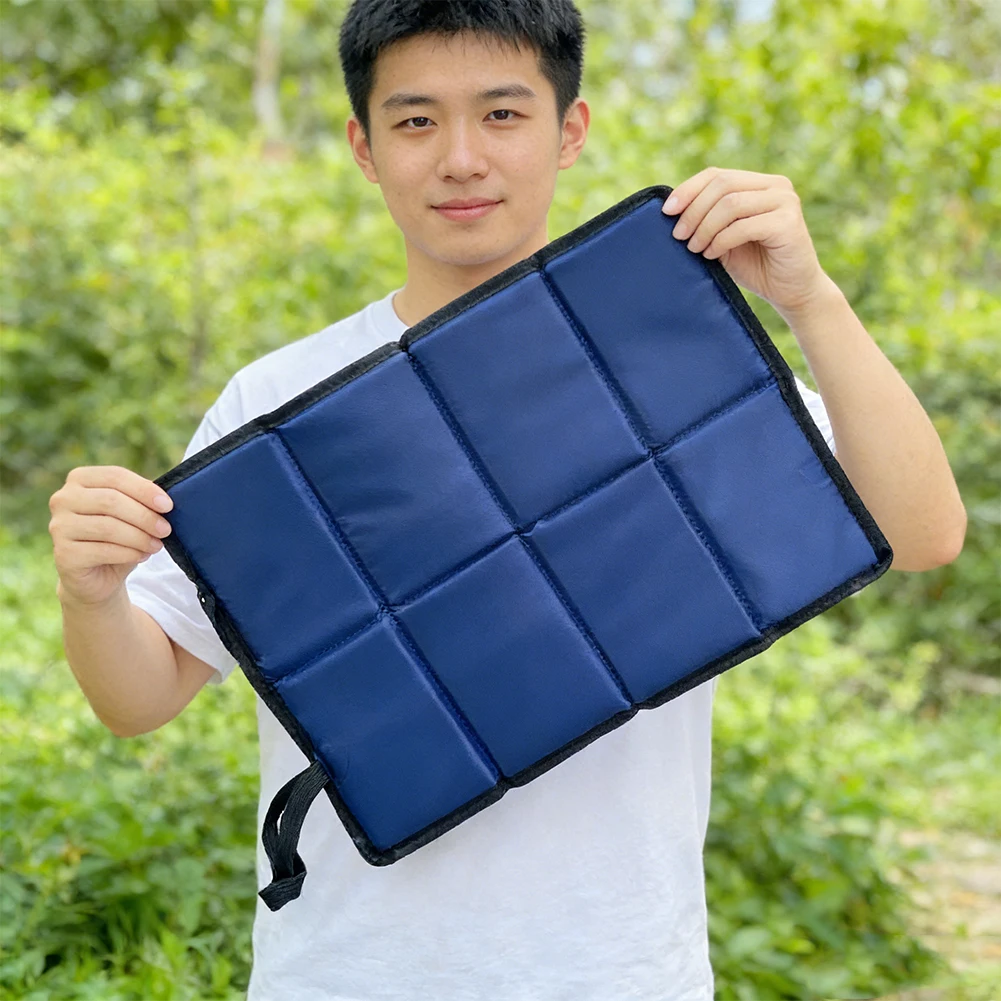 Thick Waterproof Moisture Proof Camping Pad Outdoor Picnic Hiking Sitting Mat Portable Folding Travel Cushion Ground Sheet New view 2