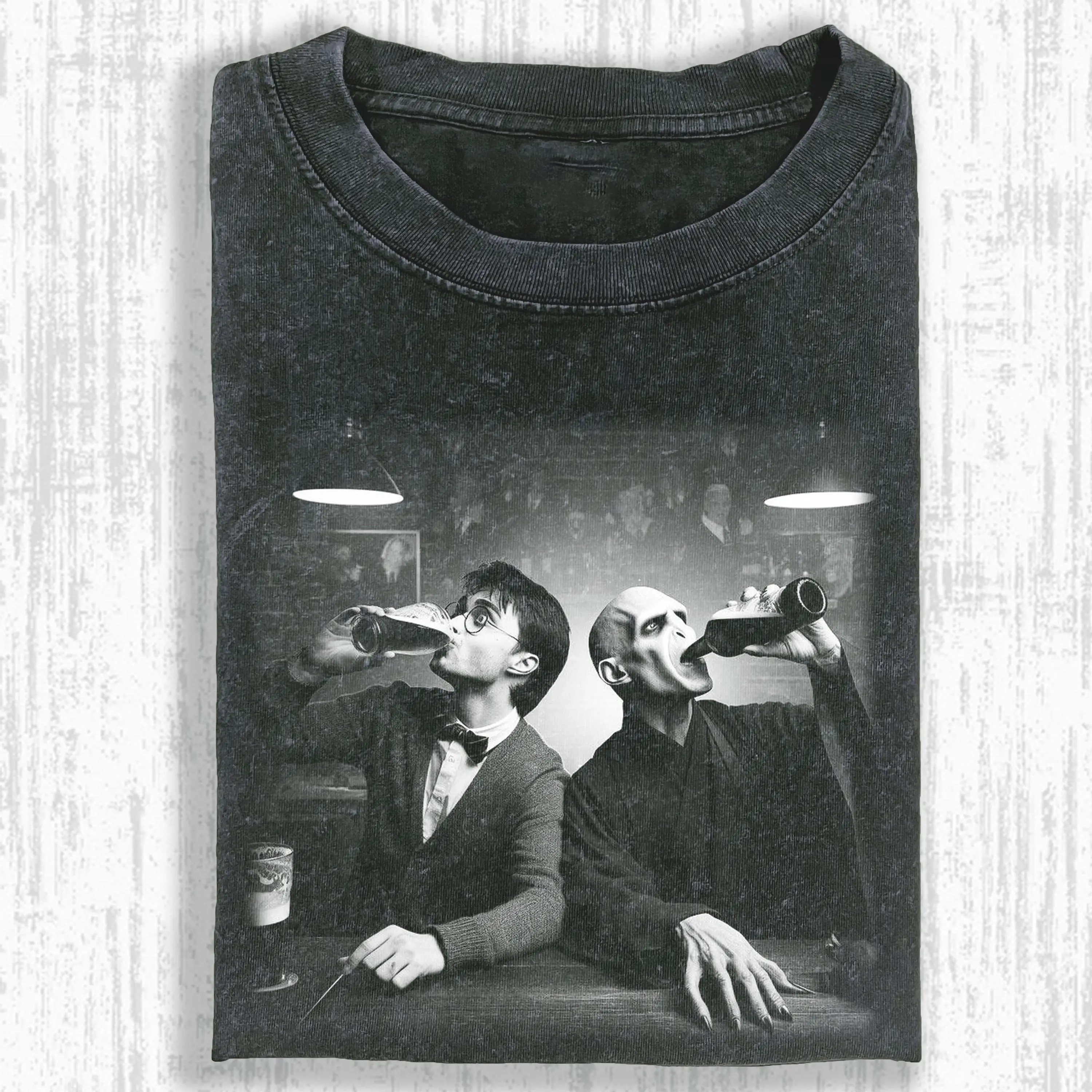 

Harry Drinks Beer Comfort Colors Shirt Wizard Bar Meme Tee Funny Harry Shirt Magic Rivals Parody