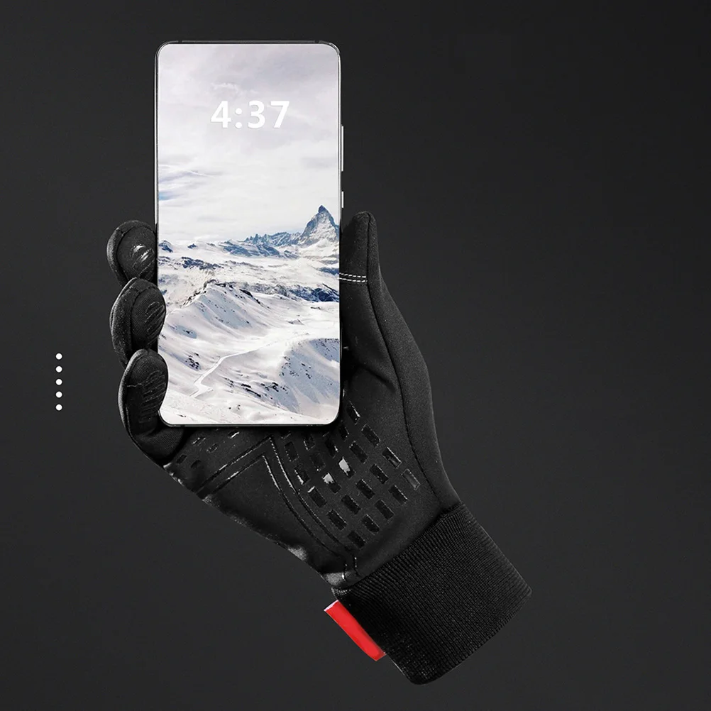 

1Pair Screen Winter Gloves Waterproof Windproof Non Slip Ski Cycling Hiking Outdoor Warm Gloves Touch Screen Glove