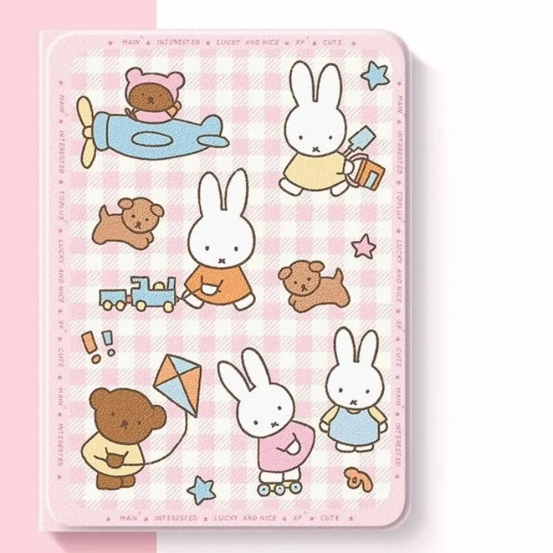 New Miffy Anime Cartoon IPad Protective Cover Tablet 11/13inch Colorful Case Suitable for IPad 6/7 Air5/6/7 Pro Gift for Girls view 6