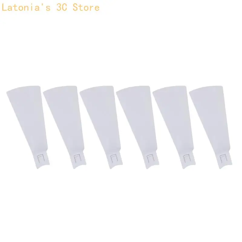 6Pcs ABS Fan Klinge Für 30W E27 Fan Licht Ersatz Kleine Decke Fan Licht für Schlafzimmer Wohnzimmer energiesparende X3UB – Detail 9