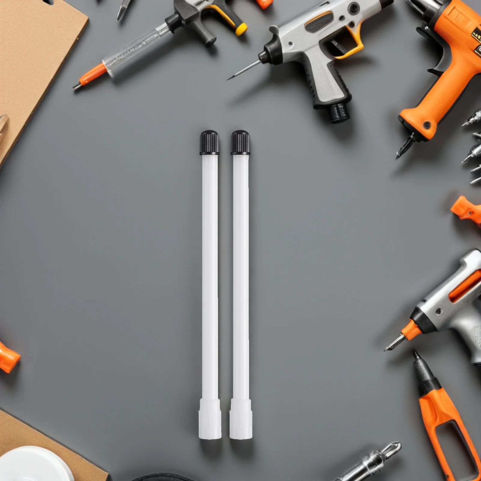 

12Pcs Tire Valve Extension Rod Plastic Straight Rods High Clearance for Bikes Cars Scooters Motorcycle Valve Stem Extenders