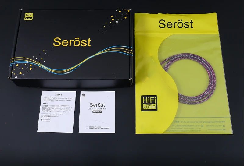 Serost Moon HiFi 99,9999% reines OCC-Audiokabel 3,5mm auf 3,5mm AUX-Kabel für Auto-Audio-Musikplayer, Kopfhörer, Lautsprecher, DAC, DSP – Detail 7