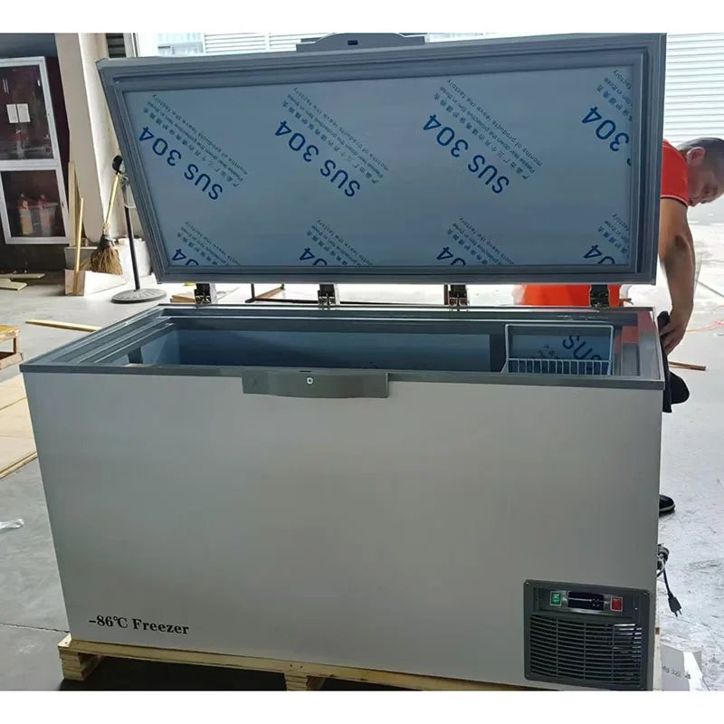 minus 45 degrees 65 degrees 86 degrees commercial 1.5 meters ultra-low temperature refrigerator salmon seafood deep freezer