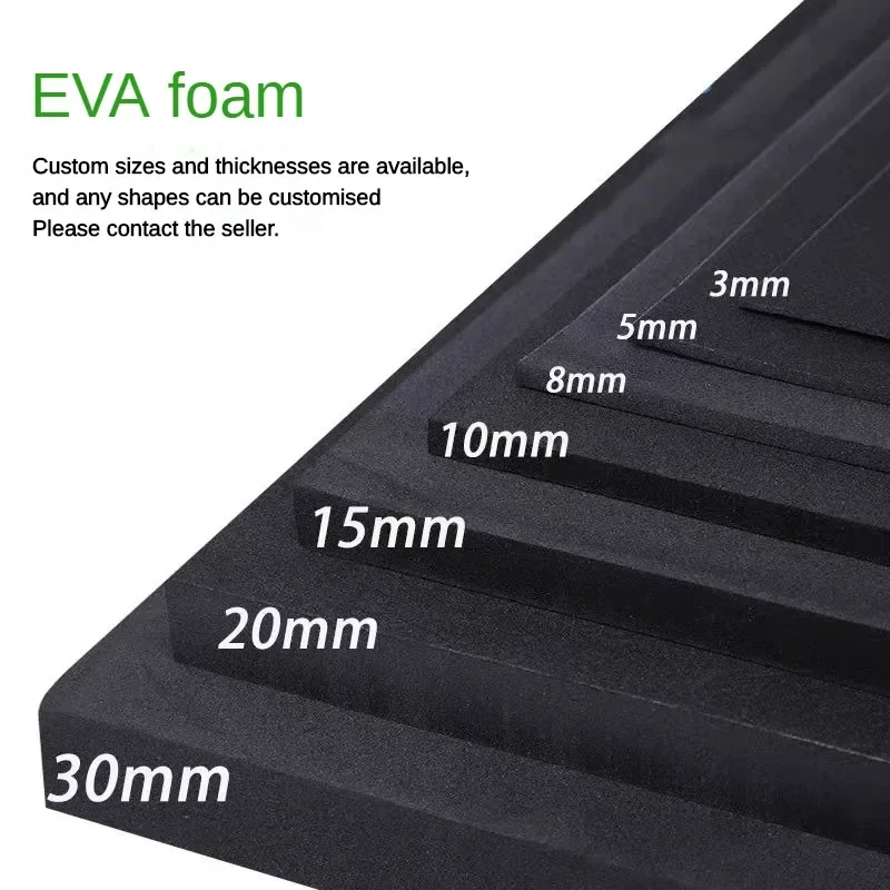 38 Degrees EVA Foam Sheets Sound-Absorbing Noise Spone Foam Craft EVA Pad Handmade Model Making Material Thickness 3/5/10/15mm