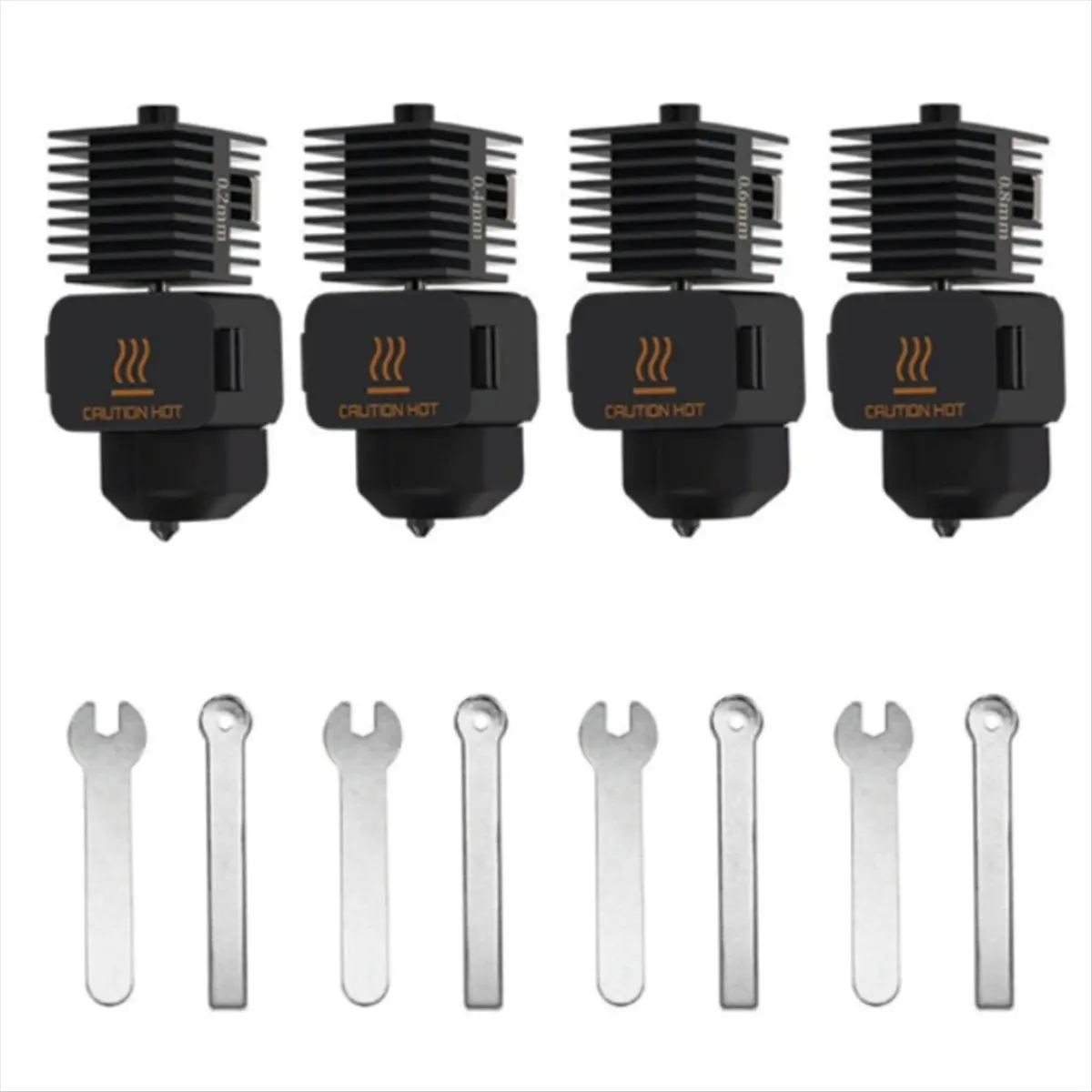 Y109A~!#Hotend for Lab A1 MINI Assembly Hotend Kit 0.2 0.4 0.6 0.8MM Replaceable Nozzle for 3D Printer Bamboo Lab A1