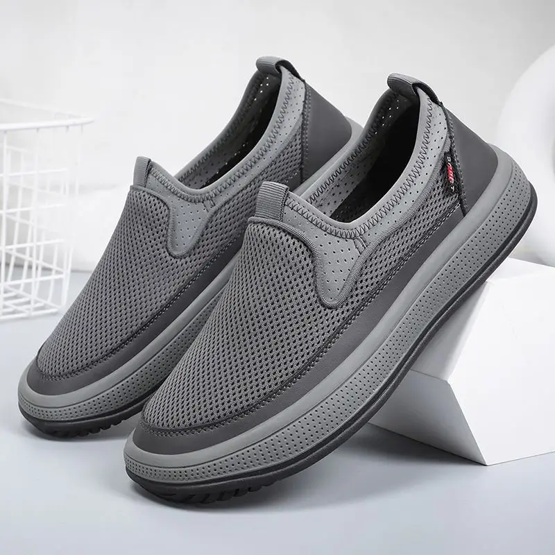 Casual Men\'s Tennis Canvas Loafers Breathable Male Sneakers Soft Sole Sports Shoes Skateboard Men Outside Luxury Brand Sneakers