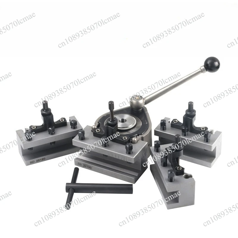 Lathe Accessory Tool Holder Gear Type Tool Holder Quick Change Tool Holder Set Fine Grinding Metal Blade Post Carrier