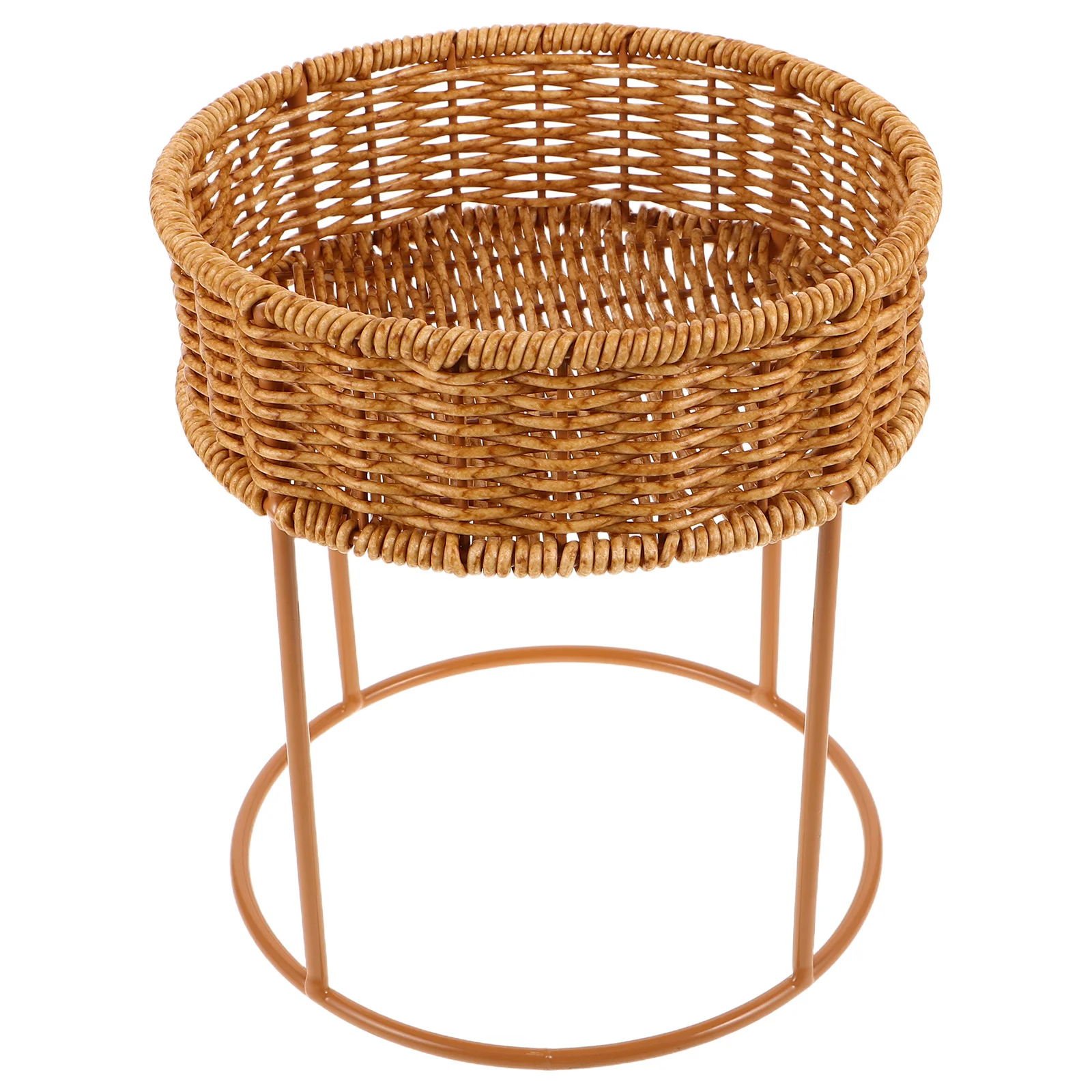 حامل زهور صغير نبات الروطان حامل سطح المكتب حامل الزهور رف عرض عصاري داخلي بوهو حامل نبات الروطان للمنزل والمكتب #6