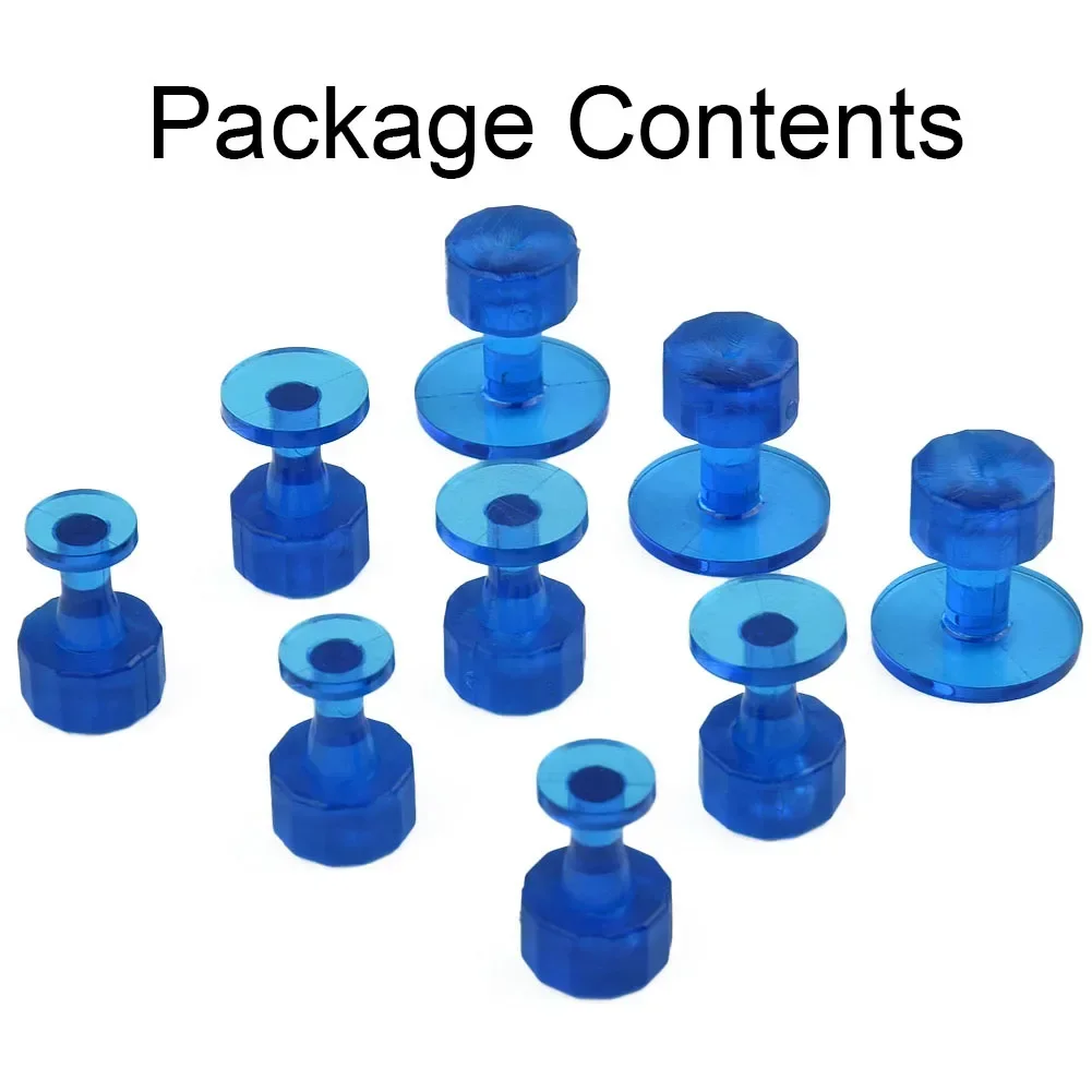 

9 шт., клеевые вкладки, инструменты для удаления вмятин, инструмент для удаления вмятин, клеевые вкладки для кузова автомобиля, фиолетовые нейлоновые автомобильные детали для подъема вмятин, скользящий молоток