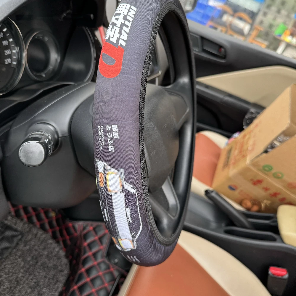 JDM iniziale D coprivolante per Auto antiscivolo pieghevole decorazione stile Racing per HKS NOS Lexus Mazda Nissan accessorio Auto