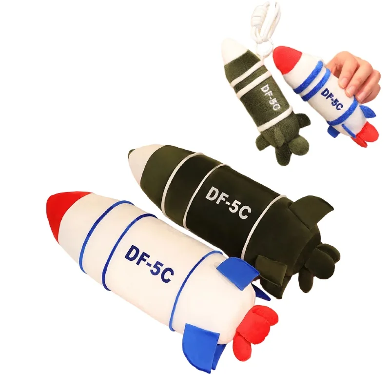 

﻿ 15 см 130 см креативная модель ракетки Dongfeng, плюшевая игрушка DF-5C, плюшевая подвеска, подушка, коллекция военных энтузиастов, подарок для мальчика