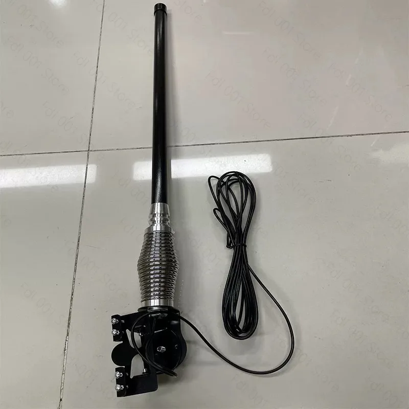 Antenne décorative robuste pour véhicule tout-terrain, installation par clip sur le bord, fixation directe sur la barre avant