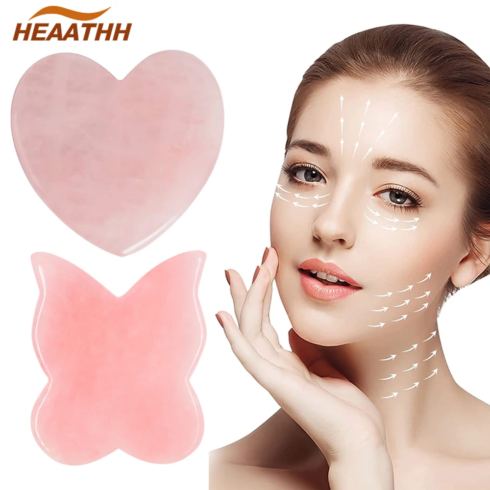 

Natural Jade Scraping Board Massage Stone Face Lift Massager for Facial Body Skin Massage Gua Sha Board Gua Sha Beauty Tool