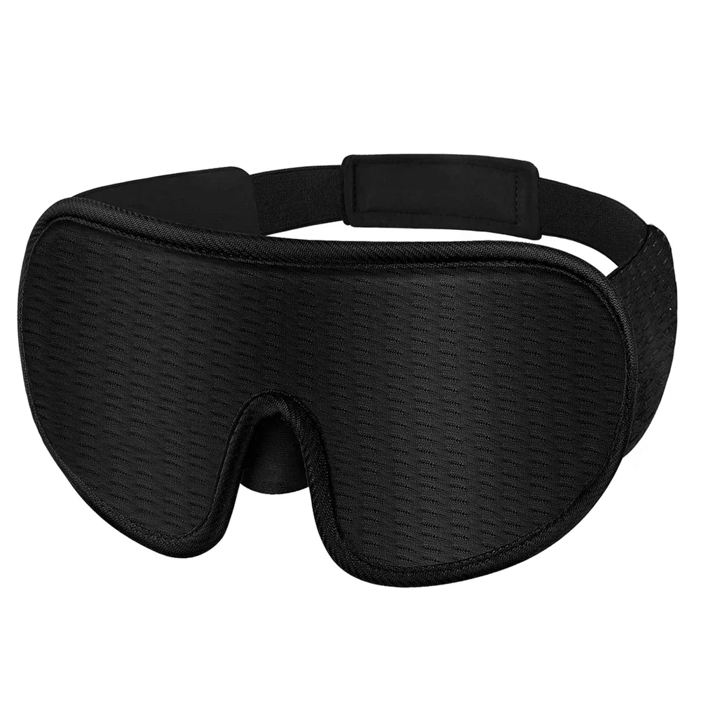 100% Blackout 3D Sleeping Mask For Eyes Soft Sleeping Aid Eye Mask with Adjustable Strap Travel Eyeshade Breathable Slaapmasker