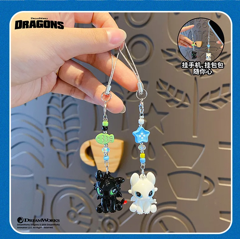 Authentischer Drachenmeister Fliegender Zahnloser Junge Schlüsselanhänger Neuer Taschenanhänger Kleine Accessoires Auto-Schlüsselanhänger Dekoratives Geschenk – Detail 9